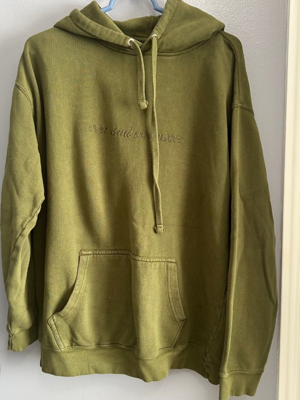 Official Taylor Swift Evermore Green Ever and Evermore Hoodie - Size M
